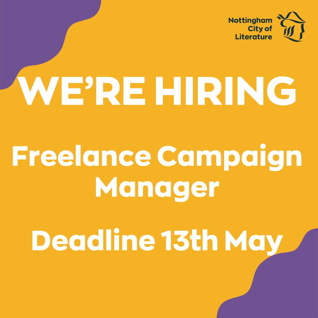 We are looking for a freelance Campaign Manager to work on our Big City Reads summer reading campaign ☀️📚!
If you'd like to find out more please read the Campaign Manager brief bit.ly/3JGKo0N