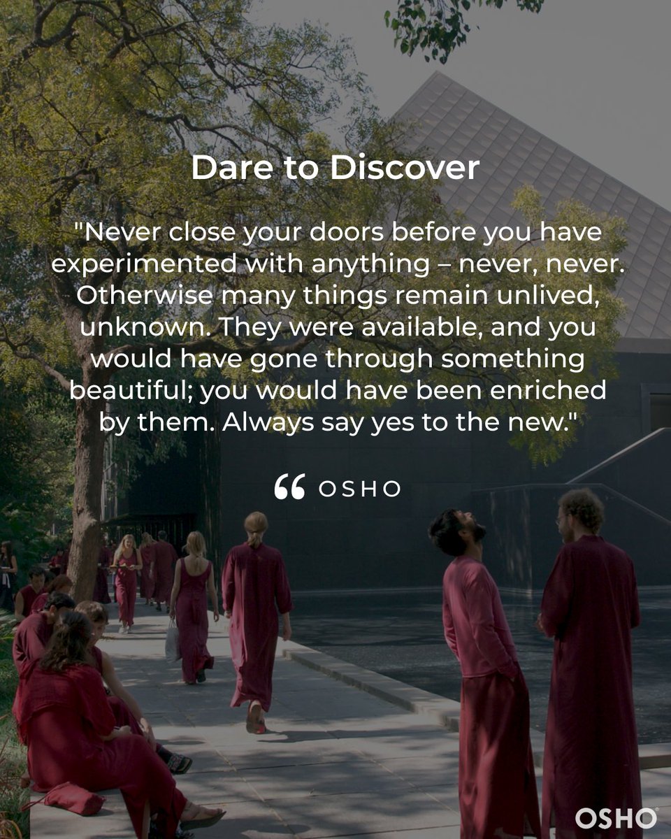 Dare to Discover! #Osho