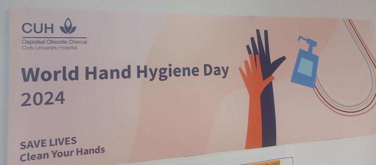 St. Finbarrs Rehabilitation Unit launching 'Gloves off' campaign for World Hand Hygiene Day to improve hand hygiene compliance. Great participation from the staff with our spinning wheel competition and glow box sessions