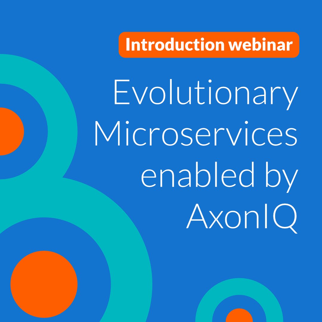 Step into the future of microservices with AxonIQ. Our Evolutionary Microservices webinar on May 23 is your gateway to mastering scalable, efficient systems. Register now: hubs.li/Q02v-NPb0