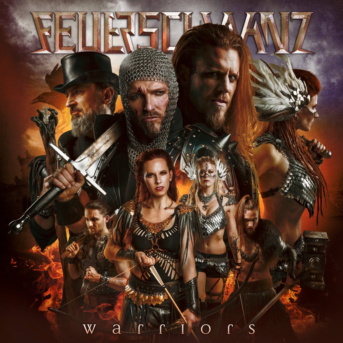 Happy Releaseday, Feuerschwanz @metundmiezen ! 🤘 ⚔️ Special Album, Warriors is out today! ⚔️ Listen and Order here: lnk.to/FS-Warriors Have you picked your favorite song yet? 🔥