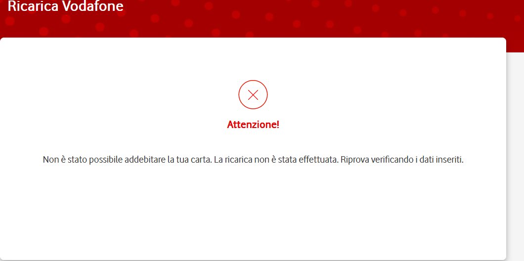 @VodafoneIT Ciao, no non ho ancora risolto, sto procedendo sia da app che da sito web..il messaggio d'errore è questo
