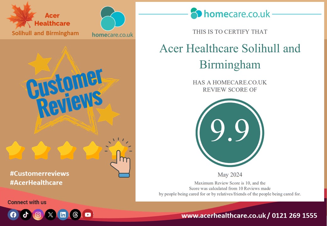 9.9 of 10 Customer review score on homecare.co.uk 
This is not just a number; its a reflection of commitment to excellence and the high quality service and care we provide
homecare.co.uk/homecare/agenc…
#CustomerReview #feedbackmatters #care #liveincare #HomeCare #careathome