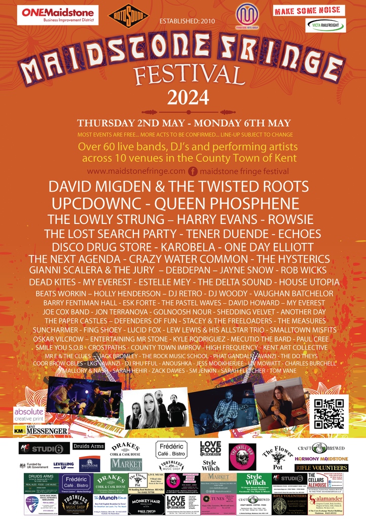 Maidstone Fringe Festival starts today!