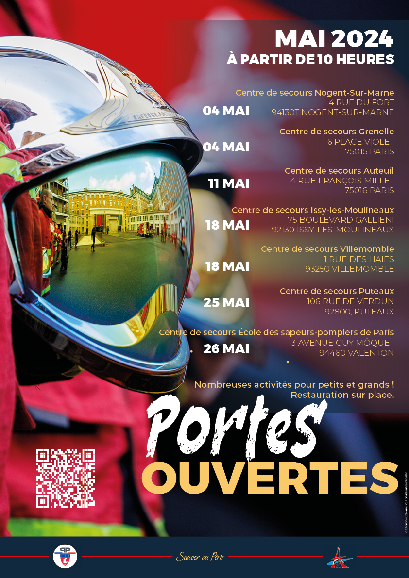 📆Envie de sortir ce week-end ? Les sapeurs-pompiers de Paris vous ouvrent leurs portes ! 🚒 👇 pompiersparis.fr/les-portes-ouv…