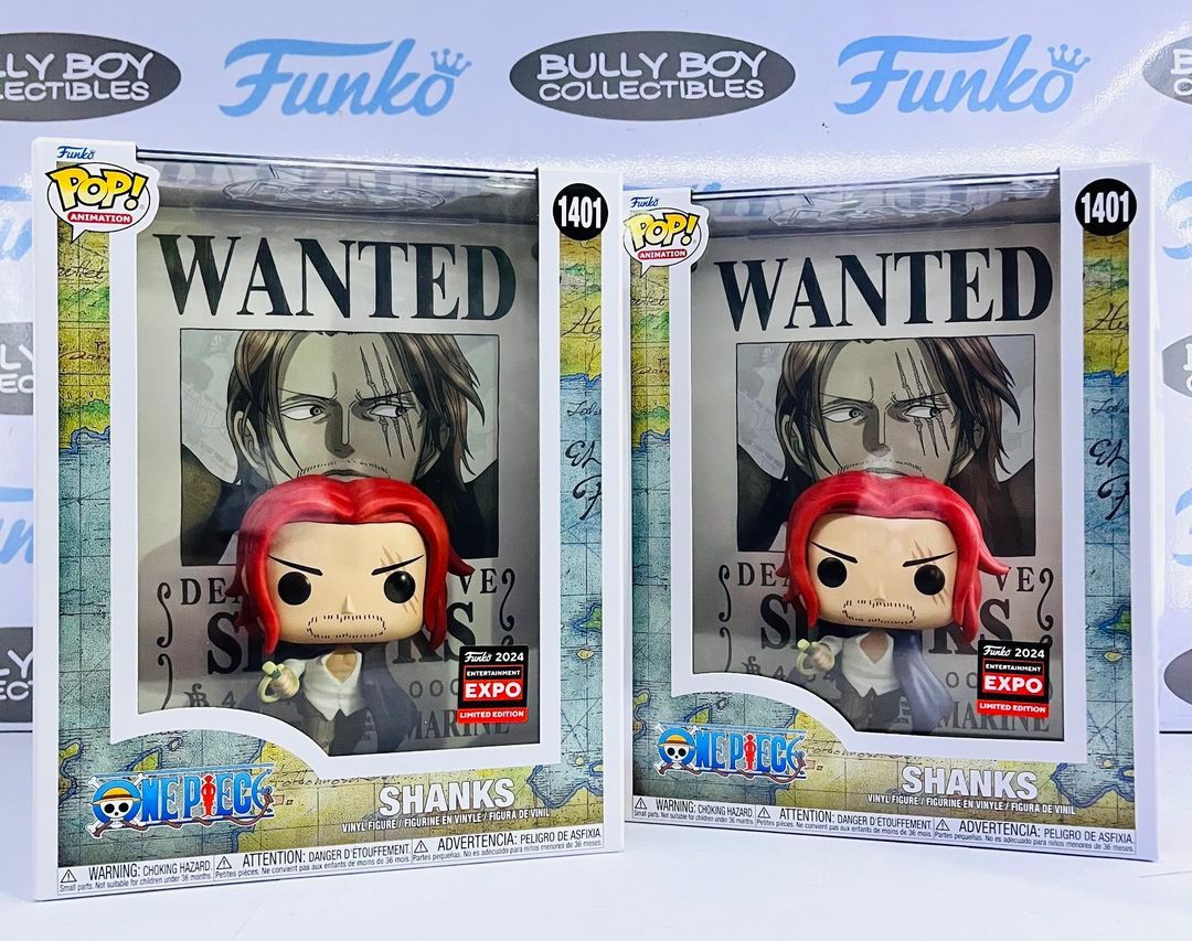 • Pop - New Look at Shanks - Wanted Poster!
C2E2 exclusive!
.
.
.
📸 @dis.trackers
#funkopops #funkopopcollection #funkopopcollector #funkopopaddict #funko #topfunkophotos #funkofanatic #popcollector #popfigures #popvinyls #funkos #funkoverse #popinabox #onepiece #shanks
