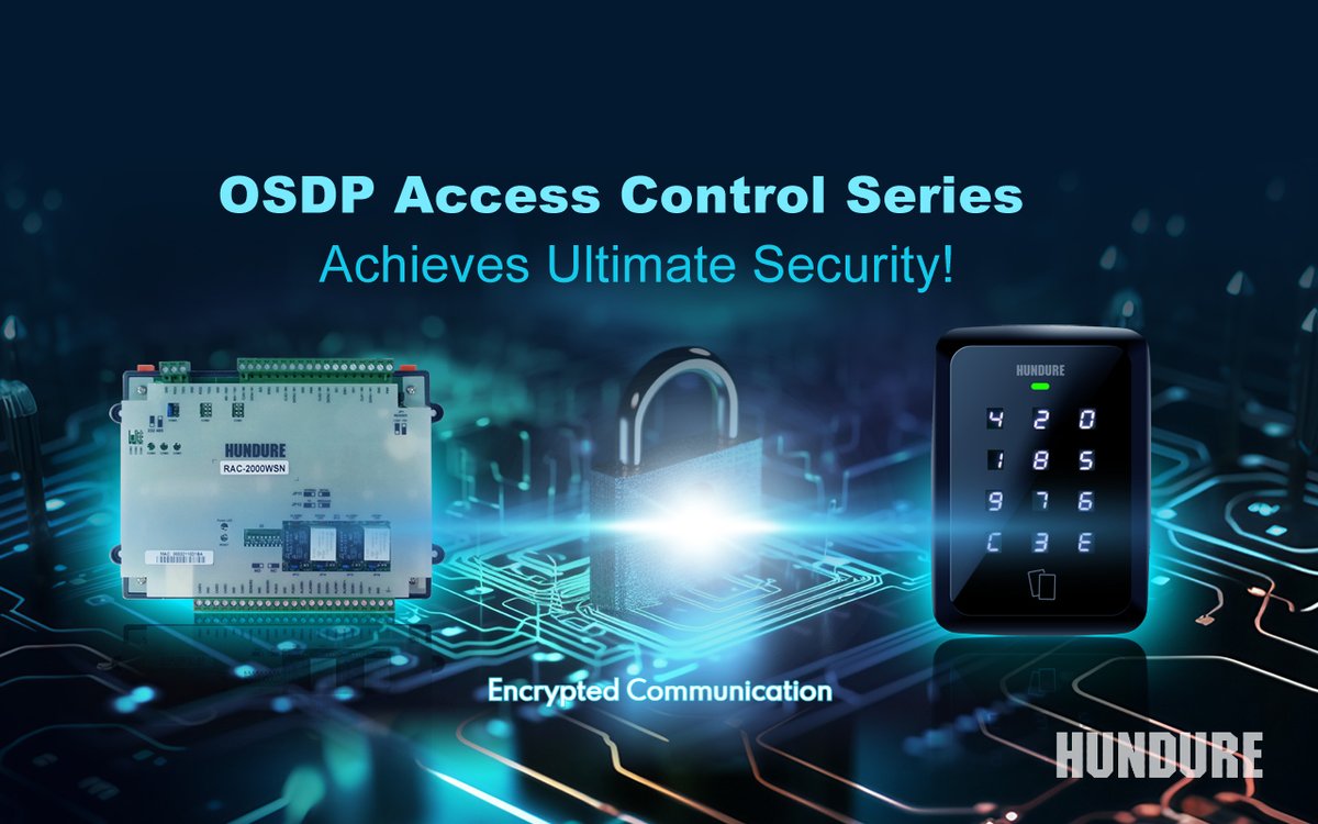 Hundure OSDP Access Control Series Achieves Ultimate Security!
Deliver precise authentication and encrypted communication, thereby enhancing overall access security! 
#accesscontrol #security #OSDP #rfid #Encryptedcommunication
#Openplatform #2waycommunication #hackerproof