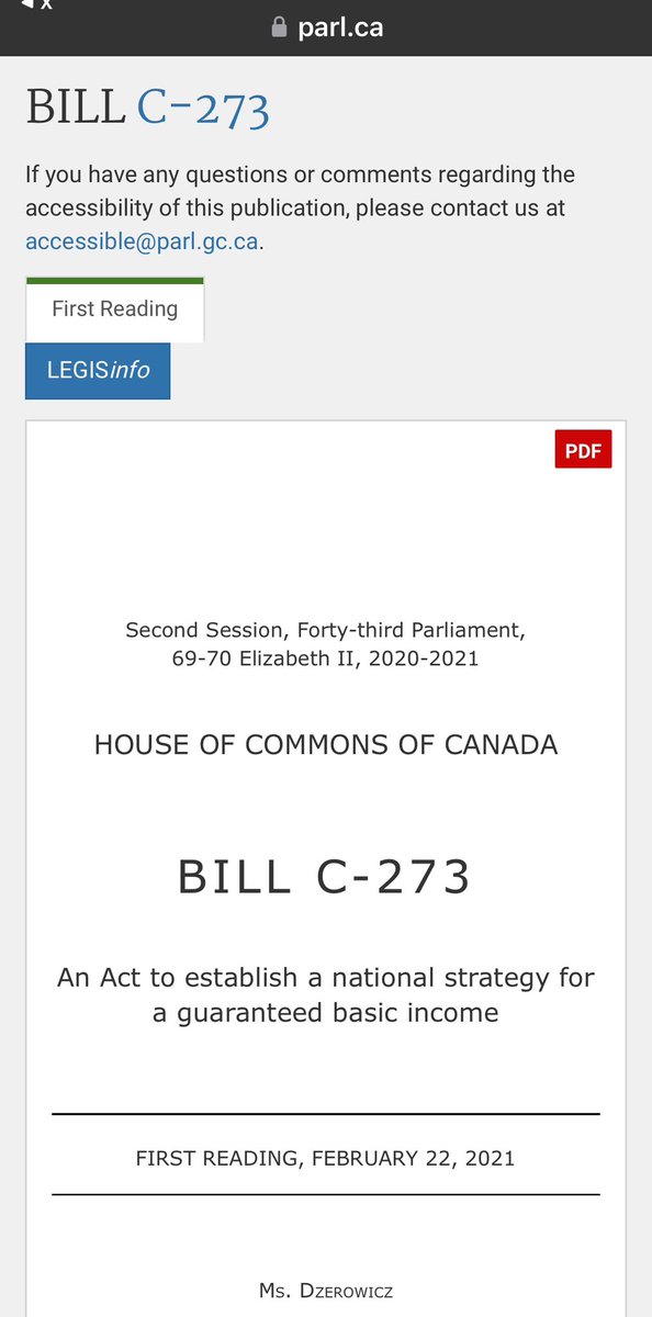 @MPJulian Bill C273 for guaranteed income has been approved to be voted on in the house. Still it’s going be too late to save our Disabled left to starve and being screwed by the Liberal government