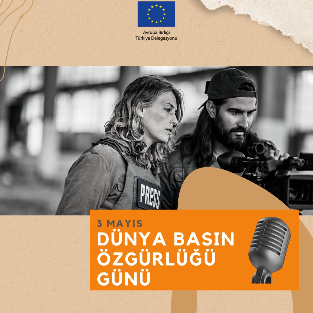 Dünya #BasınÖzgürlüğüGünü kutlu olsun!📰🎊
Bugün, demokrasinin, hakikatin ve hesap verebilirliğin desteklenmesinde özgür basının vazgeçilmez rolünü kutluyoruz. Gazetecilerin korkusuzca haber yapma haklarını desteklemeye,özgür toplumun temel ilke& değerlerini korumaya devam edelim