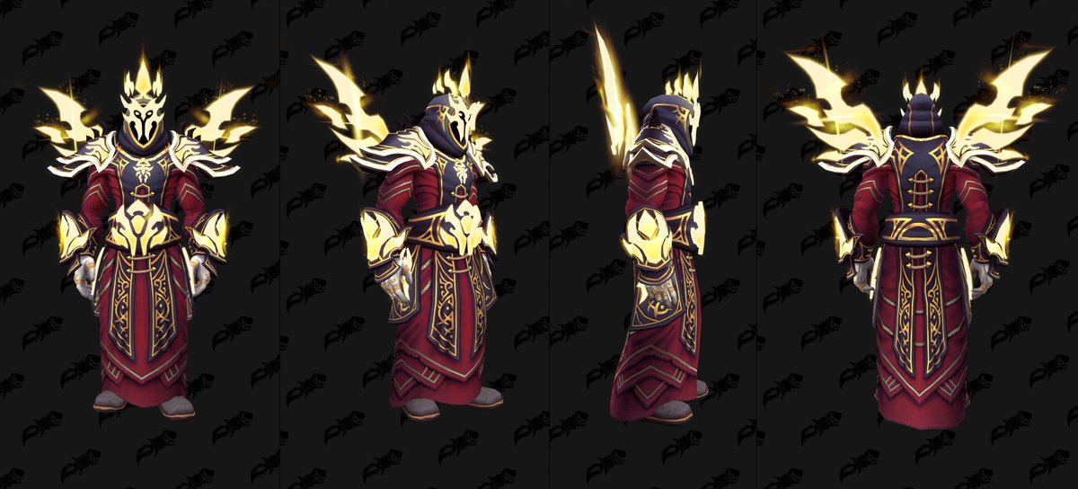 Gonna have to grab my priest alt and do whatever content is required to obtain this coloration of their tier set in TWW, because it looks incredible.