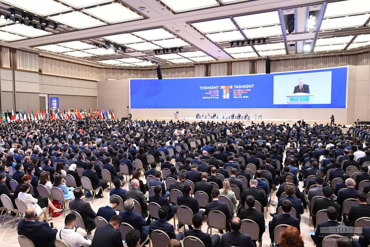These days, #Tashkent is turning into a hot spot for business communities and more. 2,500+ delegates from 93 countries came to the Third Tashkent International Investment Forum to discuss the ways towards reaching the economic potential of #Uzbekistan and beyond. As underscored…