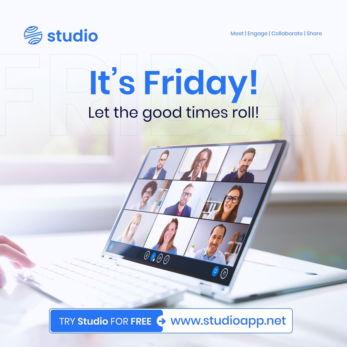 thestudio_app's tweet image. It&apos;s finally Friday! Time to kick back, relax and let the good times roll!

#studio #studioapp #tgif #friday #weekendvibes