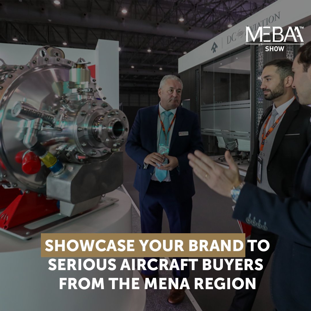 Unlock unparalleled networking opportunities at the #MEBAAShow 2024, where over 10,000 attendees converge to form business connections like never before from 10-12 December.

Book your Space today! bit.ly/44oYLjO

#bizav #businessaviation #privatejet #MEBAAShow #uae