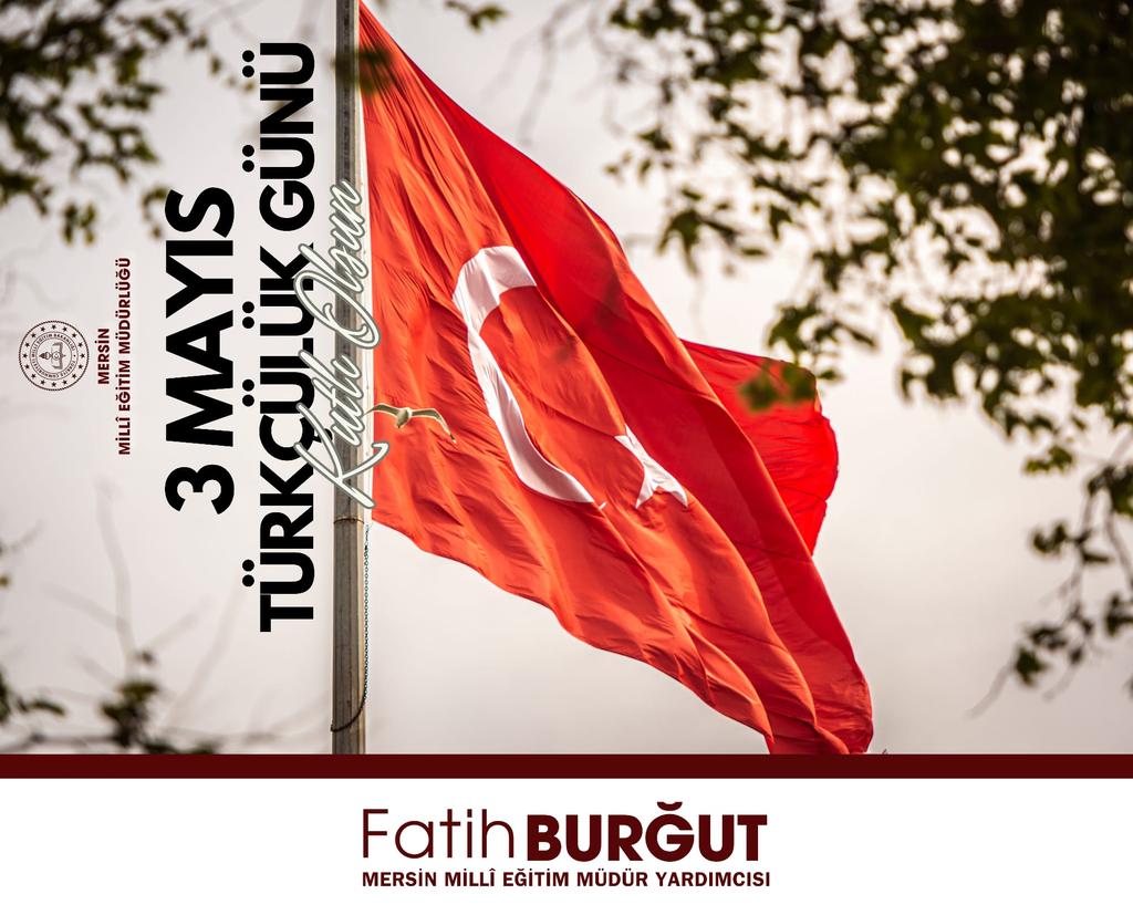 Bayrakla dertleşen birileri var! 🇹🇷 Önden giden #Atsız kahramanlara selam olsun. #3Mayıs Türkçülük Günü Kutlu Olsun...