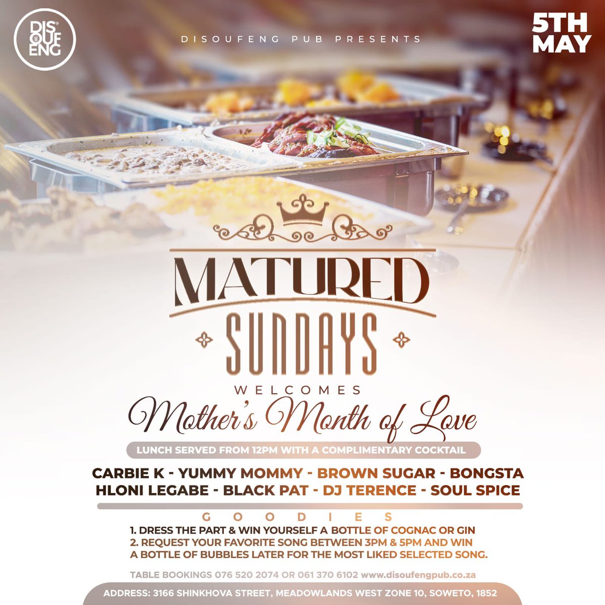 Where words fail, 🎼 Music speaks 🩷

Catch me this Sunday at @DISOUFENG_PUB 📍
Feeding your soul 🎧 with new age R.N.B 😁

#MaturedSunday #MonthOfLove #RNB #SOUL #MothersMonth #ComeAsAGuest #LeaveAsAFriend