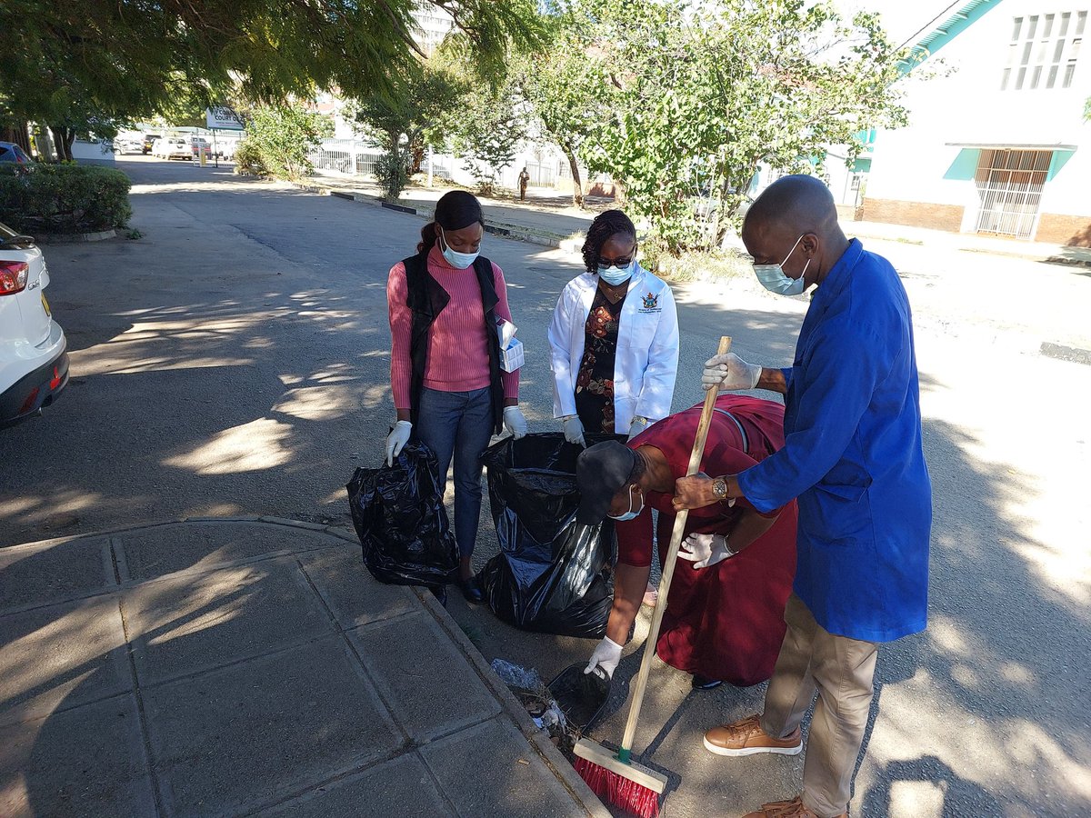 Keep Zim clean and follow proper waste management practises!! MoJLPA joined the rest of the Nation in the clean out campaign. Participate and make a positive impact on the environment, its never too late!!!
