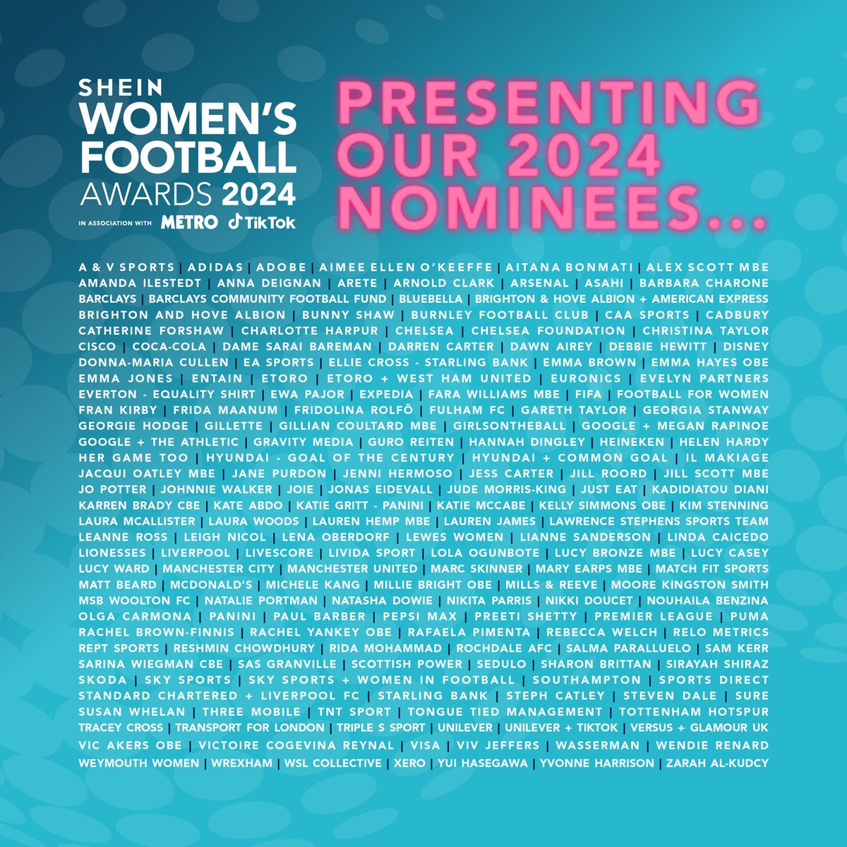 There's just 1 month left until the 2024 Women's Football Awards! Get ready to celebrate our incredible nominees. ⚽️✨ #WomensFootball #WFA24