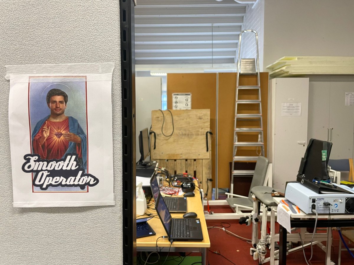 When you start a new research project, there are many things that could go wrong, so we have <a href="/Carlossainz55/">Carlos Sainz</a>, making sure everything runs smoothly! #thermorecovery #research #fatigue #smoothoperator