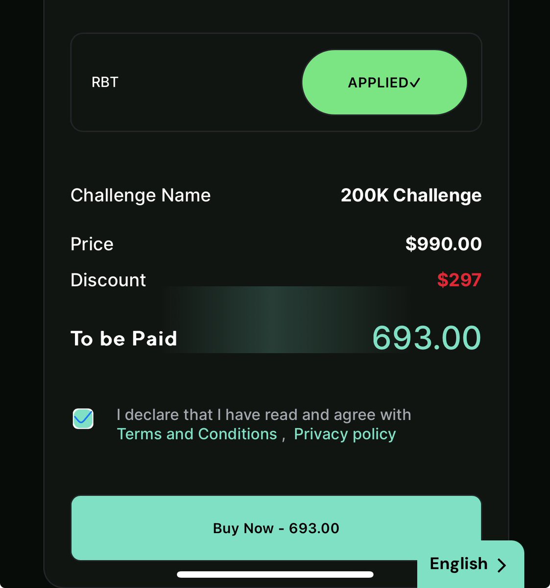 ✅ This huge discount code is still live.

✅ Go grab yourself a bargain.

✅ Works on all account sizes.

✅ app.ascendxcapital.com/signup/RBT/

✅ Use RBT at checkout. @AscendxCapital