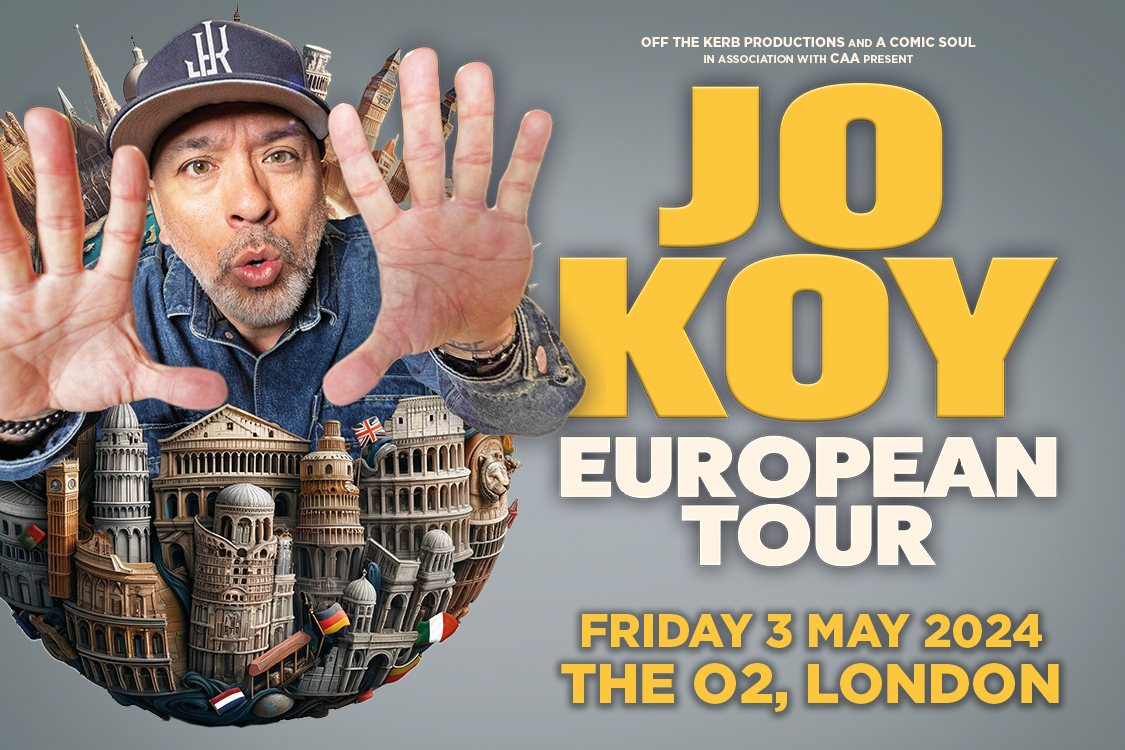 Comedian @Jokoy performs on his European tour at @TheO2 tonight