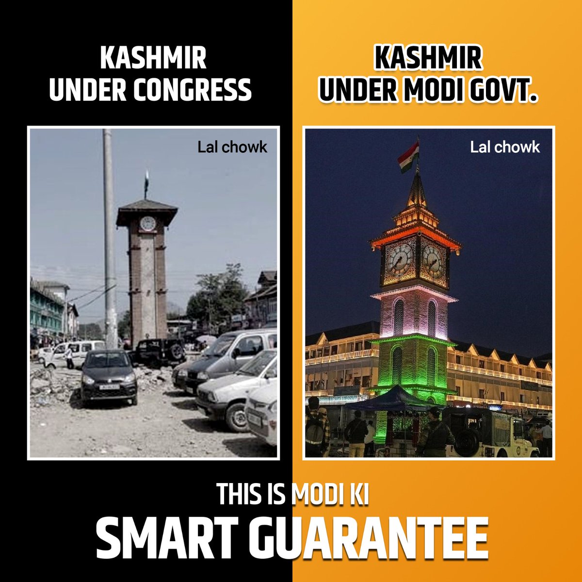 While the Congress let Kashmir be recognised as a terror hub, the BJP has turned Kashmir into a tourist hub!

Under the leadership of @narendramodi ji, programmes such as @SmartCities_HUA demonstrate a glimpse into the future of Kashmir as a peaceful, stable, and productive…