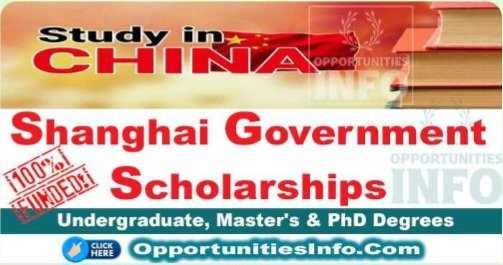 Shanghai Government Scholarships 2024-25 [Fully Funded] | Study in China

Apply Now: opportunitiesinfo.com/shanghai-gover…

#opportunitiesinfo #scholarships2024 #scholarship #studyineurope #china #fullyfundedscholaships #scholarshipswithoutielts #chineseuniversities #studyabroad #studyinchina