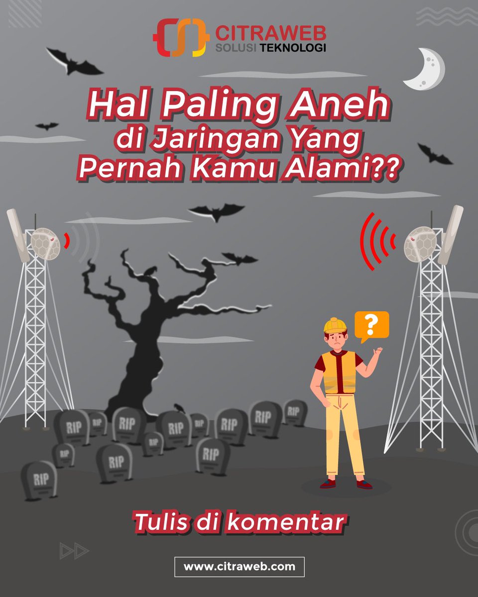 mikrotik_id's tweet image. Hal paling aneh di jaringan yang pernah Kamu alami!
Ceritakan di komentar yuk!

___
Pembelian perangkat jaringan melalui:
🛒 citraweb.com/shop/

#ITSupport #NetworkEngineer #RouterMikroTik #ServerNetwork #Citraweb #Networking #TeknisiJaringan #CitrawebSolusiTeknologi #CST