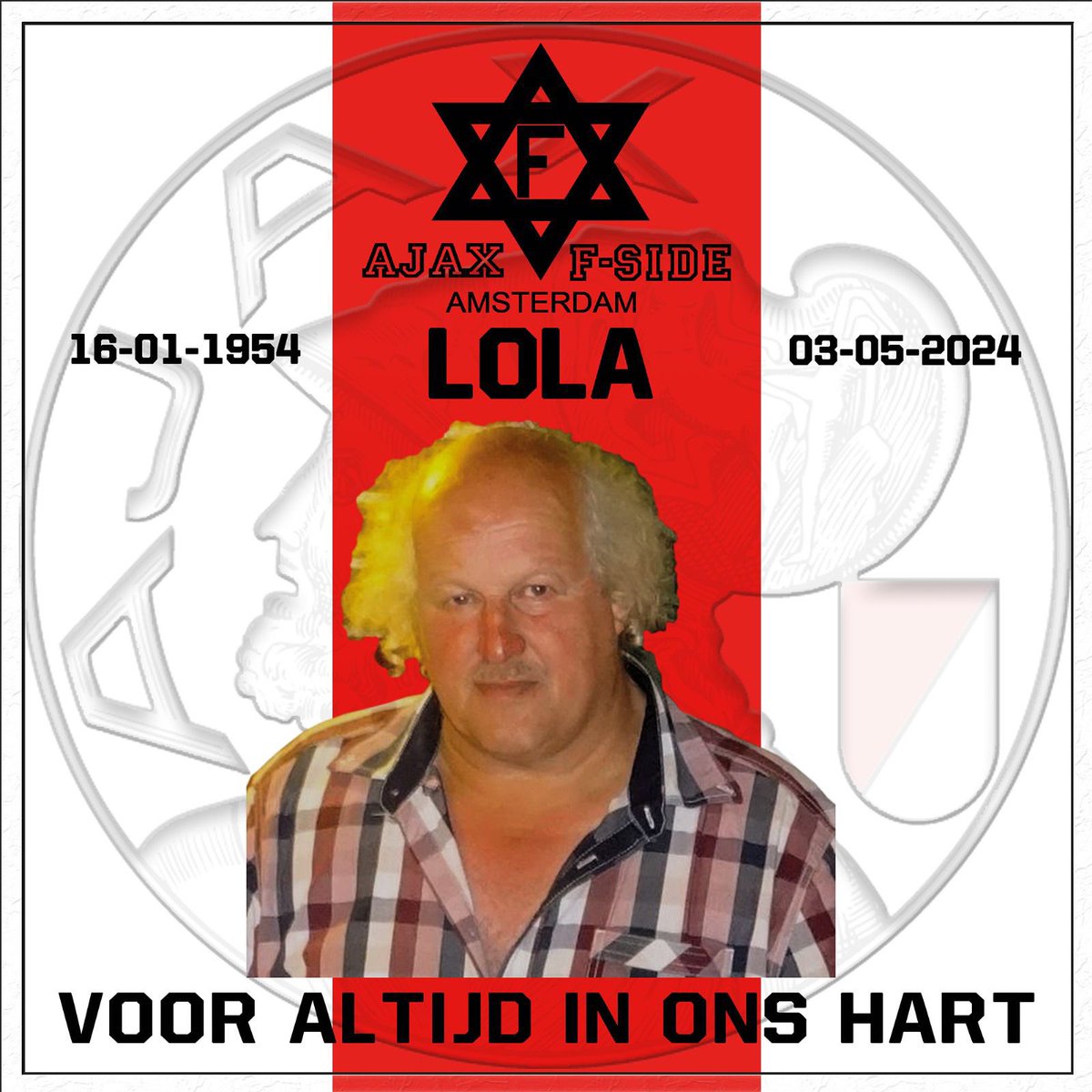 RIP LOLA 🙏 16-01-1954 - 03-05-2024 
F-SIDER van het eerste uur rust zacht.