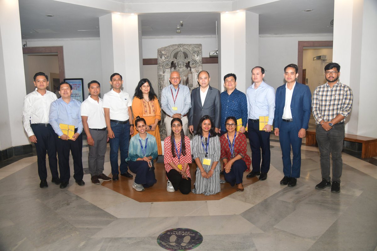 During the 26th ASEAN-India Senior Officials Meeting, the Cambodian Delegation led by H.E. Mr. KUNG Phoak, Secretary of State, Ministry of Foreign Affairs, Kingdom of Cambodia visited the National Museum on 02, May 2024.