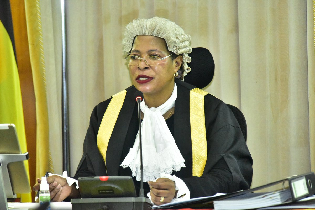 Speaker @AnitahAmong: I am not worried [about UK sanctions]. If they feel I have property in the UK, let them go and freeze them and see if I will complain. I have a passport to Bukedea & Buyende. I don’t need a Visa. We need to be firm and fight for our people. #ChimpReportsNews