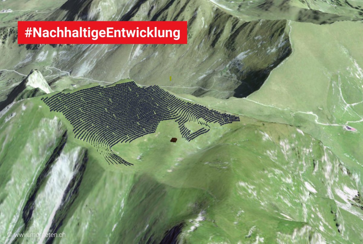 Auf der Alp Morgeten im Simmental soll die erste alpine Photovoltaik-Grossanlage im Kanton Bern entstehen. Die Regierungsstatthalterin hat die Anlage bewilligt.
Mehr dazu: ➡ ow.ly/LhFO50RvuSh
#engagement2030