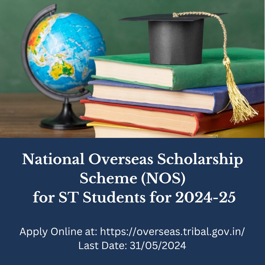 Attention! @TribalAffairsIn invites online applications for #NationalOverseasScholarshipScheme for ST candidates for 2024-25 who wish to pursue higher studies #abroad. Apply at:overseas.tribal.gov.in before May 31st. @lg_ladakh @LadakhSecretary @DIPR_Leh @DIPR_Kargil