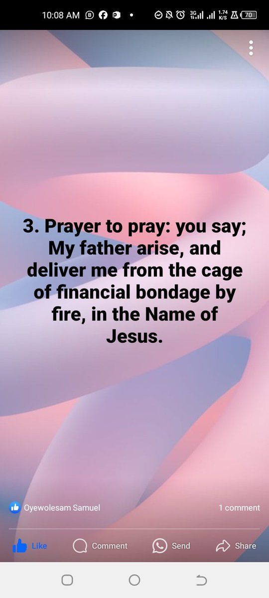 WHY PEOPLE AFFECTED BY FINANCIAL SLAVERY 1

#day124 #newday #fridaymorning #Genesis9 #verses #finances #prosperity #freedom #believers #foundation #fbreels #likeandshare #trendingnow #rccg #7amPrayerAltar #oyewolesam28 #samueloyewole #samueloyewoleglobal #MFM #MFMWorldwide