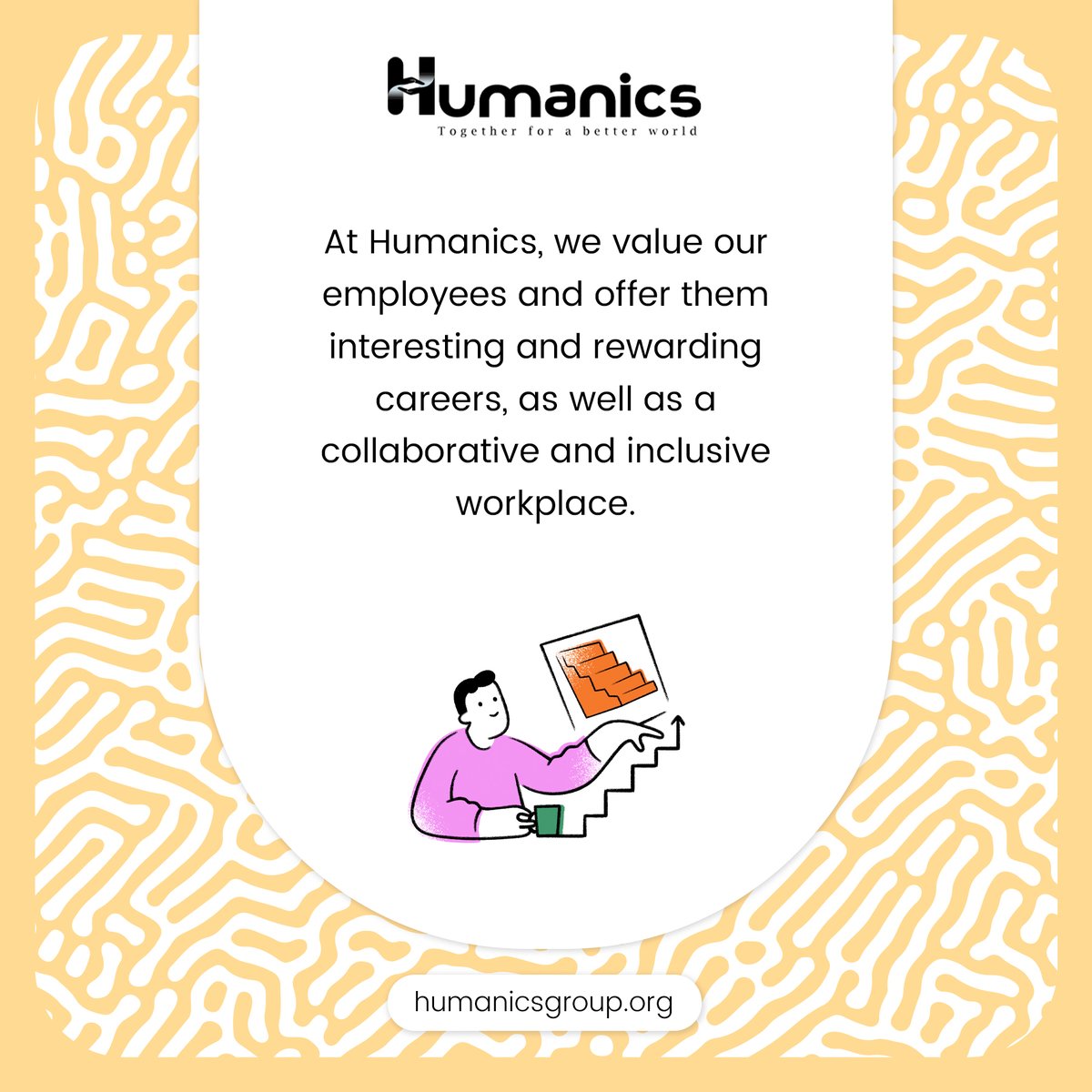 At @Humanicsgroup, we value our employees and offer them interesting and rewarding careers, as well as a collaborative and inclusive workplace. That's the essence of our approach! 🎯 #humanics #TogetherForABetterWorld