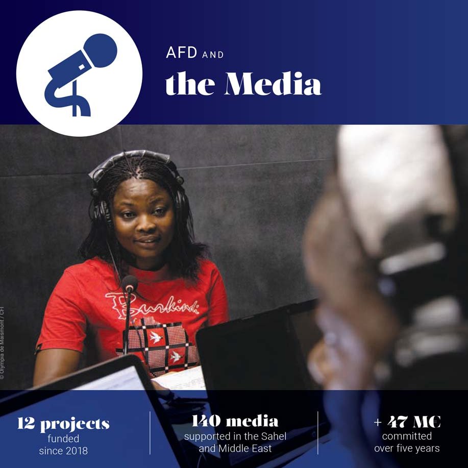 #WorldPressFreedomDay |🤔What is AFD doing to support Press Freedom? We support the professionalization of the media & journalists as well as the production of reliable content: essential for strengthening democratic & peaceful societies. 🔎bit.ly/4b2i7h3