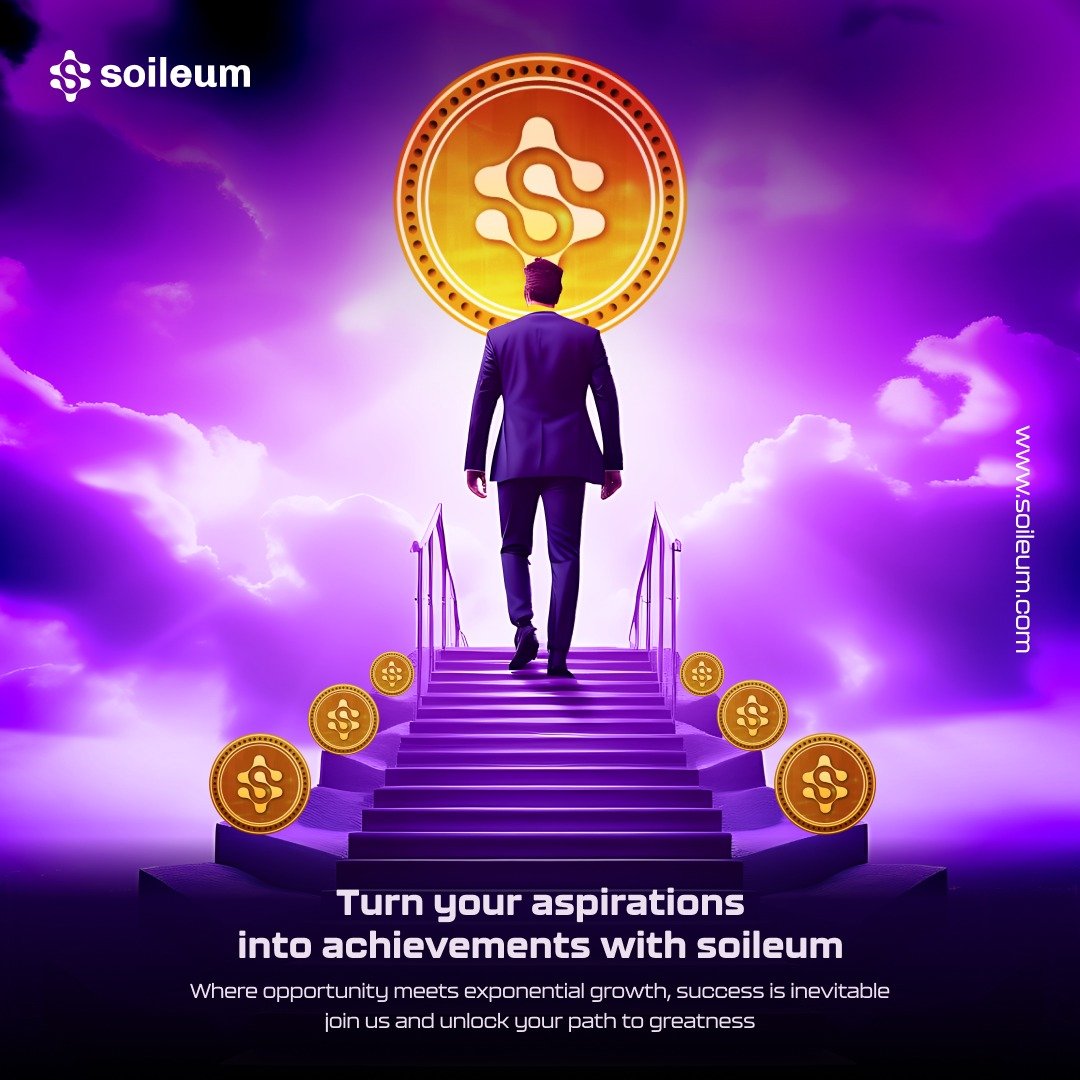 💡 Turn your aspirations into achievements with Soileum. Where opportunity meets exponential growth, success is inevitable! Join us and unlock your path to greatness! 

#AchieveSuccess #SoileumGrowth