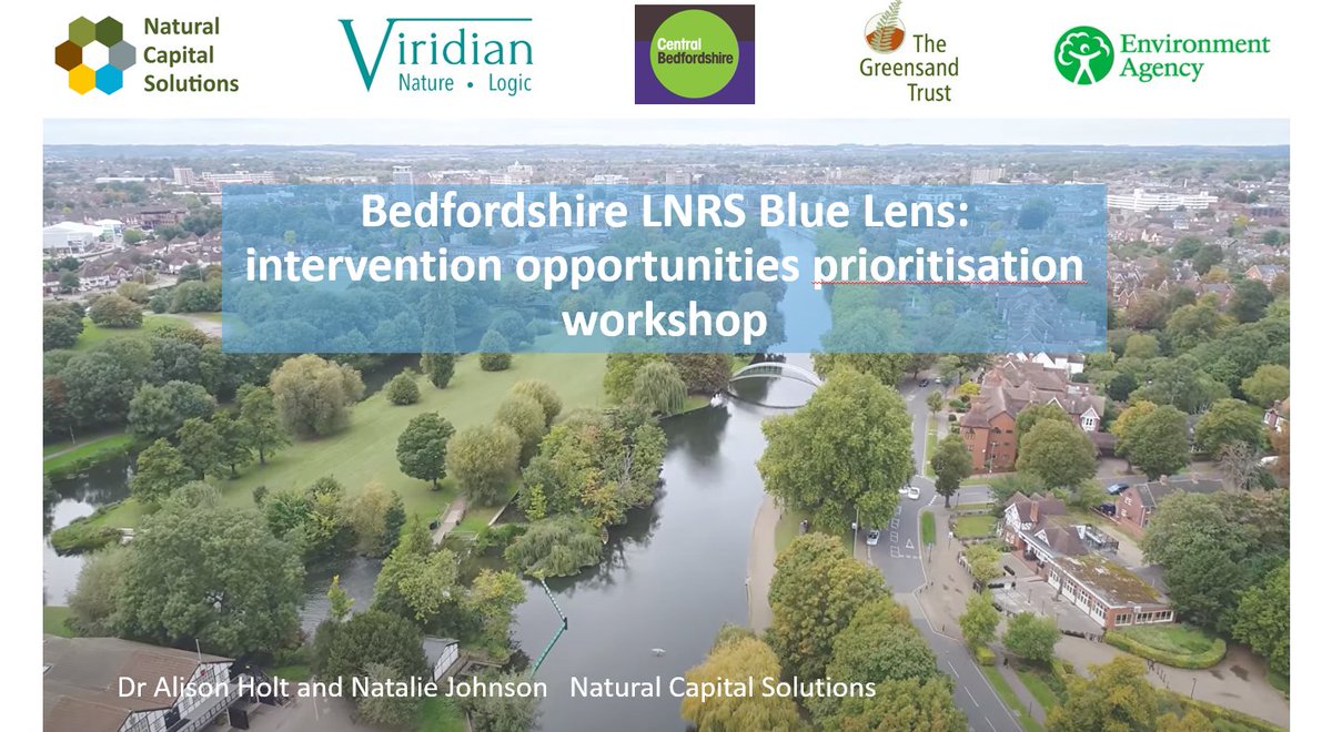 We’re still buzzing about our webinar on the “LNRS through a blue lens” project, funded by Defra and led by @EnvAgency, and in collaboration with @letstalkcentral, @GreensandTrust and @ViridianLogic. (1/2)