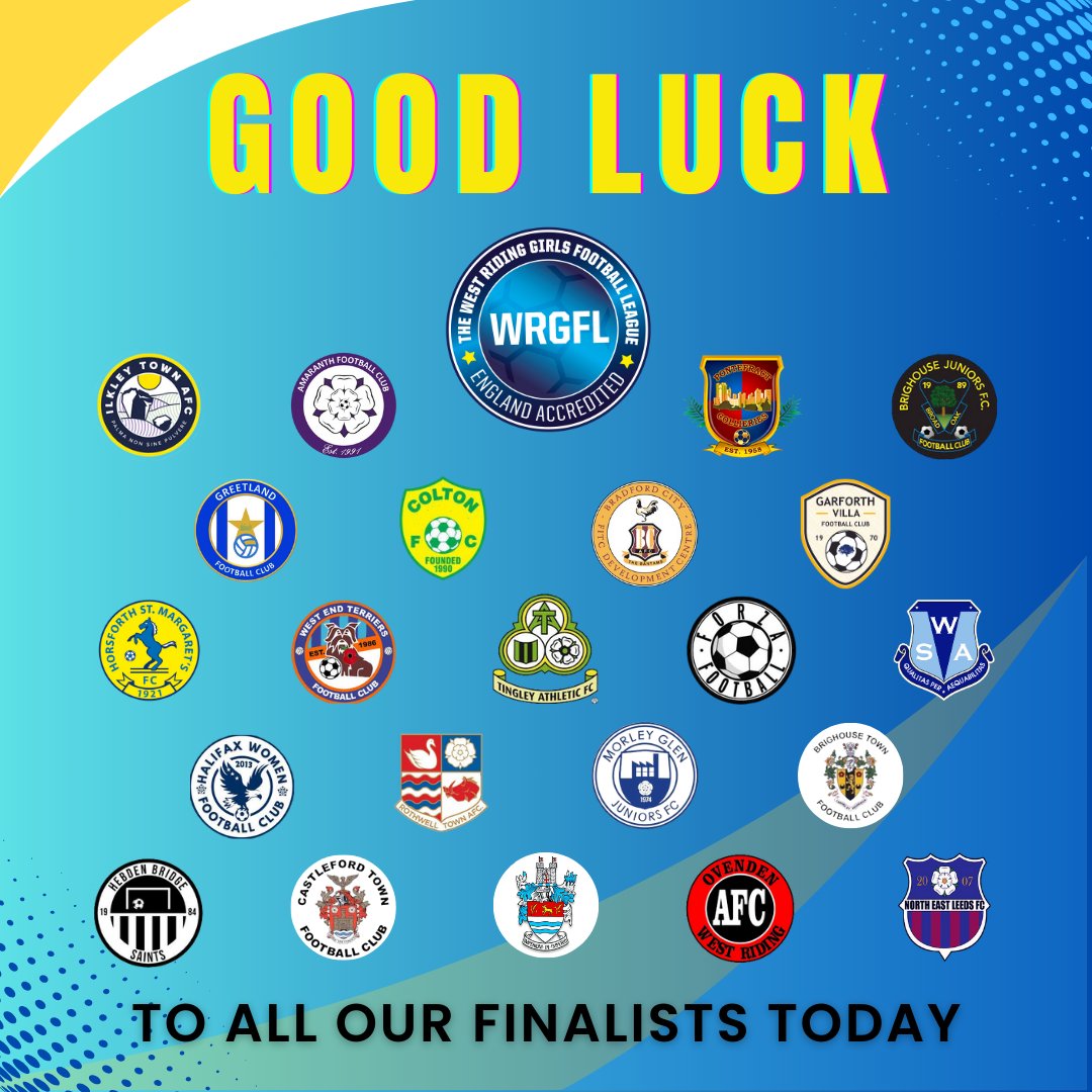 Good luck to all our U9, U10, U11 & U12 finalists today 🍽️🛡️🏆 May the 4th be with you ⚽ #wrgfl #cupfinal #platefinal #ShieldFinal #HerGameToo #girlsfootball #thesegirlscan #westriding #starwars #starwarsday #MayThe4thBeWithYou #MayThe4th