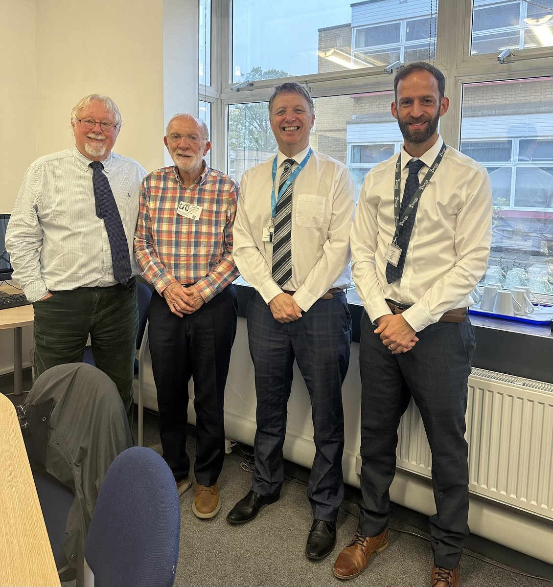 As part of @phouseKA induction, we loved welcoming the 3 wise men of Bedford and Kempston Education. Over 100 years of Education Leadership between the 3 of them. Lovely to see Mike, Frank and Adrian our CEO @ChilternLT