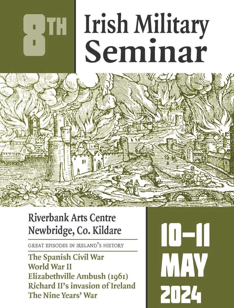 The 8th Irish Military Seminar. Riverbank Arts Centre Saturday 11th May Full programme available here👇riverbank.ie/event/8th-iris… The Irish Military Seminar is supported by @KildareCoCo , @cilldara2016 and @DeptCultureIRL