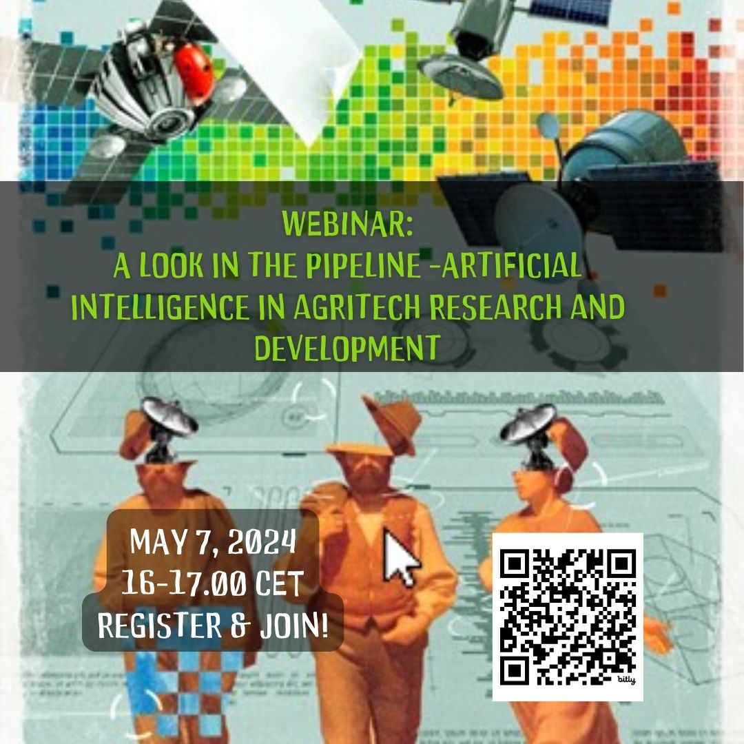Learn how #AIis being used in agriculture & food research in latest webinar from @foeeurope @FIANista @CoventryCAWR @AgroecologyNowon themes covered in our report bit.ly/3SVYrp0 🔜Tuesday 7 May, 16-17.00 CEST 📃Register here: bit.ly/3xZEfdf