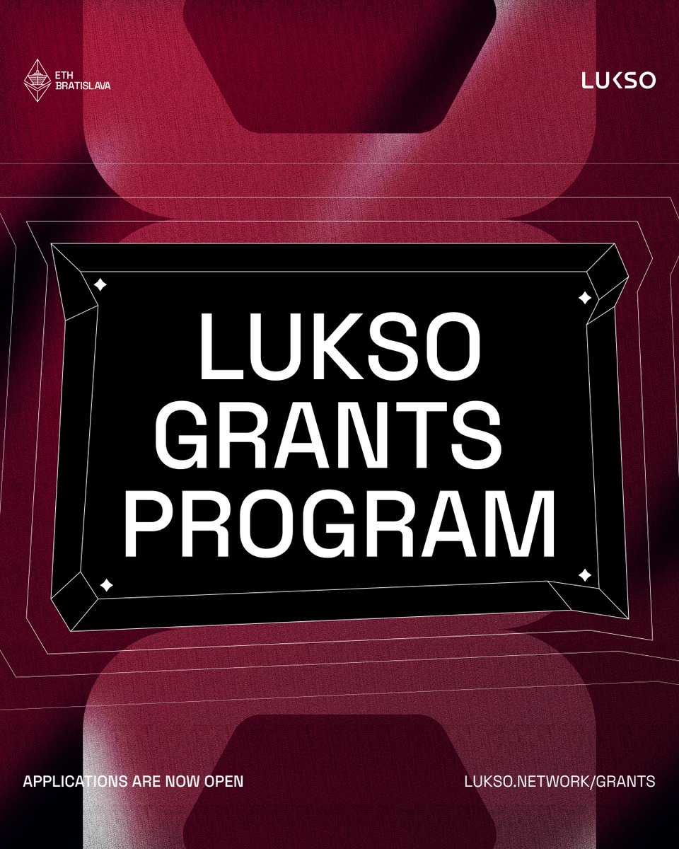 Happy support the @Lukso_io ecosystem with their new $1 million USD grants program, aimed at fueling innovative dApps and solutions. 💫 #LUKSO #BlockchainInnovation #dAppDevelopment