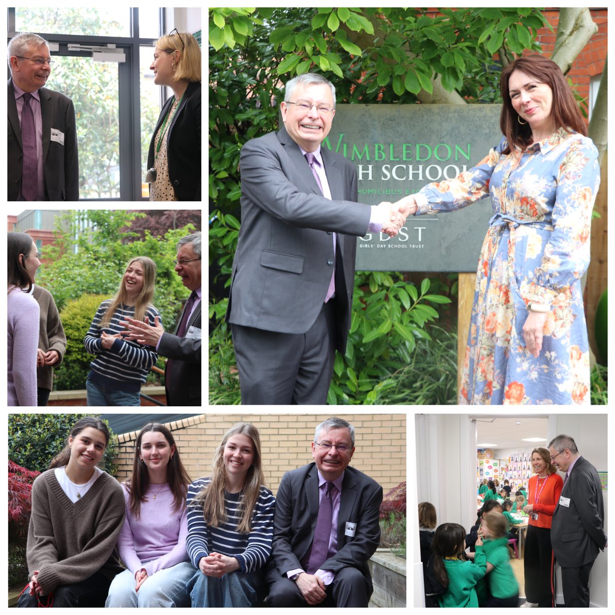 The @HMC_Org General Secretary thanks Fionnuala Kennedy @Head_WHS and her excellent colleagues at @WimbledonHigh for such a warm reception. As well as a tour of the school’s impressive new facilities, Lily, Katerina and Gracie shared their experiences and enthusiasm.