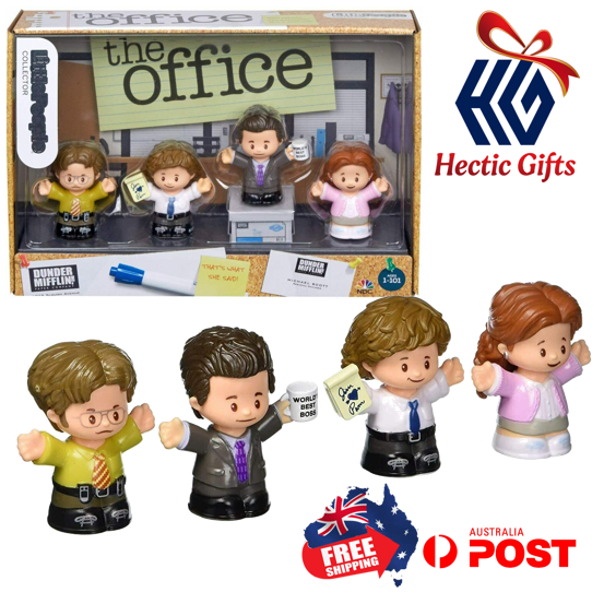 Bring the shenanigans of the Dunder Mifflin paper company to your home with this Little People Collector The Office figure set by Fisher-Price!
 
ow.ly/JhtN50IyV6T

#New #HecticGifts #FisherPrice #LittlePeople #CollectorsSet #TheOffice #FreeShipping #OzWide #FastShipping