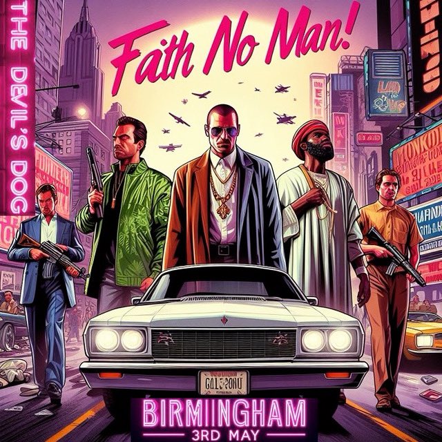 fnmtribute's tweet photo. Tonight we play The Devils Dog #Birmingham # Faithnomore ‼️FRRE ENTRY‼️ https://t.co/0bIOEaFkgy