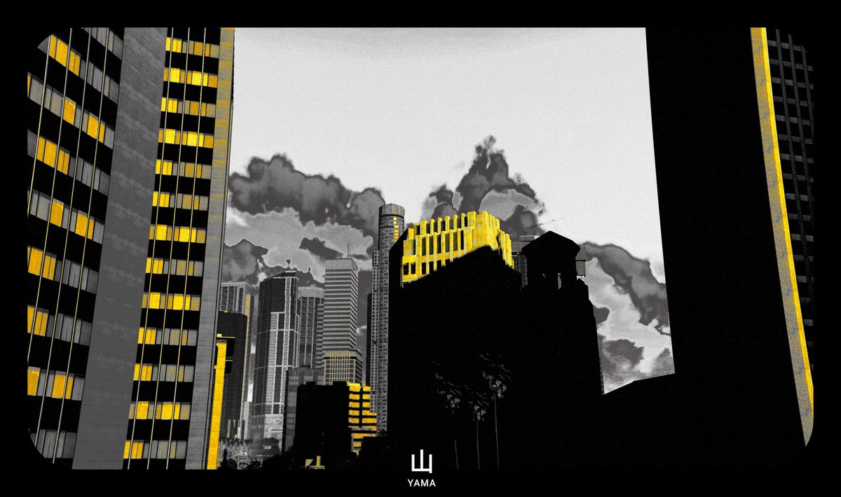 •LS At The First Light Of Dawn

#Yama山
#Black #White #Yellow #Skyscrapers #LosSantos #Landscape #ColorIsolation #Urban #Center #Cloudy #Poster
#VirtualPhotography #StreetPhotography #Photography #VPSAT #GrandTheftAutoV #GTAV #GTAOnline #RockstarGames