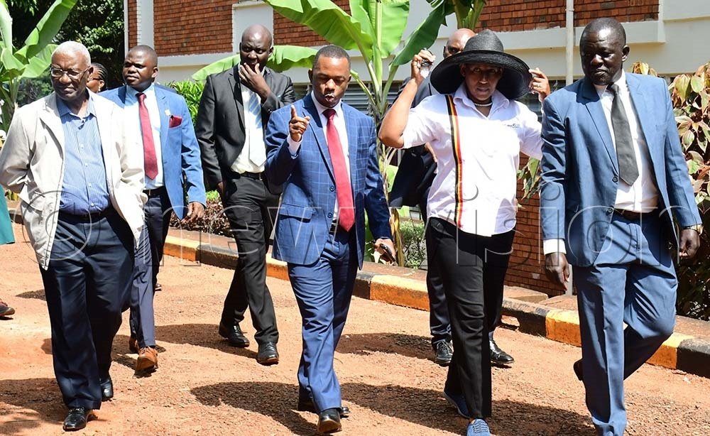 The Minister of Tourism, Wildlife, and Antiquities, Tom Butime, has embarked on an inspection of Tourism projects in Jinja city to assess the progress of the construction works.