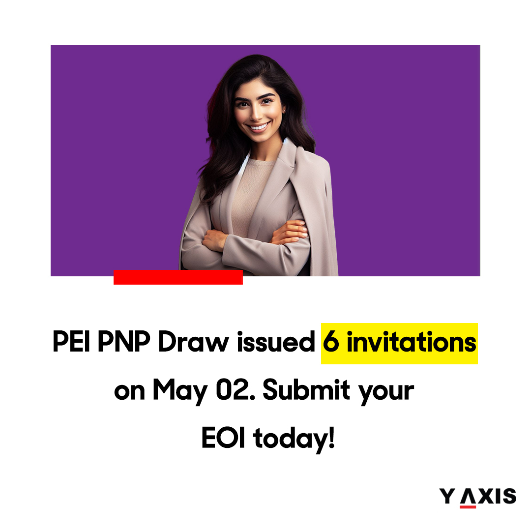 🌟 Exciting news for immigration candidates! 🎉 PEI and Manitoba PNP draws have issued a total of 947 invitations on May 02 . 

ow.ly/Obq150Rvvfb

#ImmigrationNews #PEI #Manitoba #YAxisImmigration #ImmigrationCanada #YAxisImmigration #YAxis