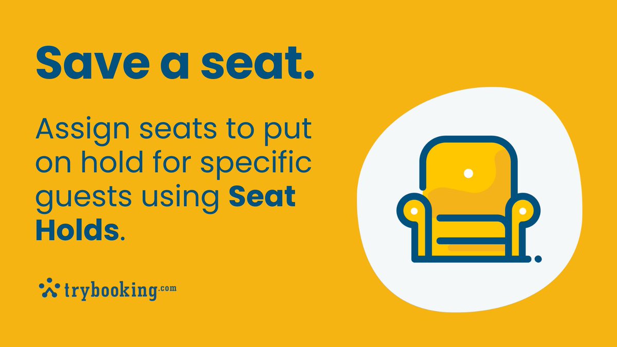 Want to reserve specific seats for your guests?

This #FeatureFriday, we’re talking about one of our favourite new features – Seat Holds. It’s a simple way to keep your seats back for season ticket holders, VIPs and more!

#eventmanagement #seating #ticketing #ticketingsystem