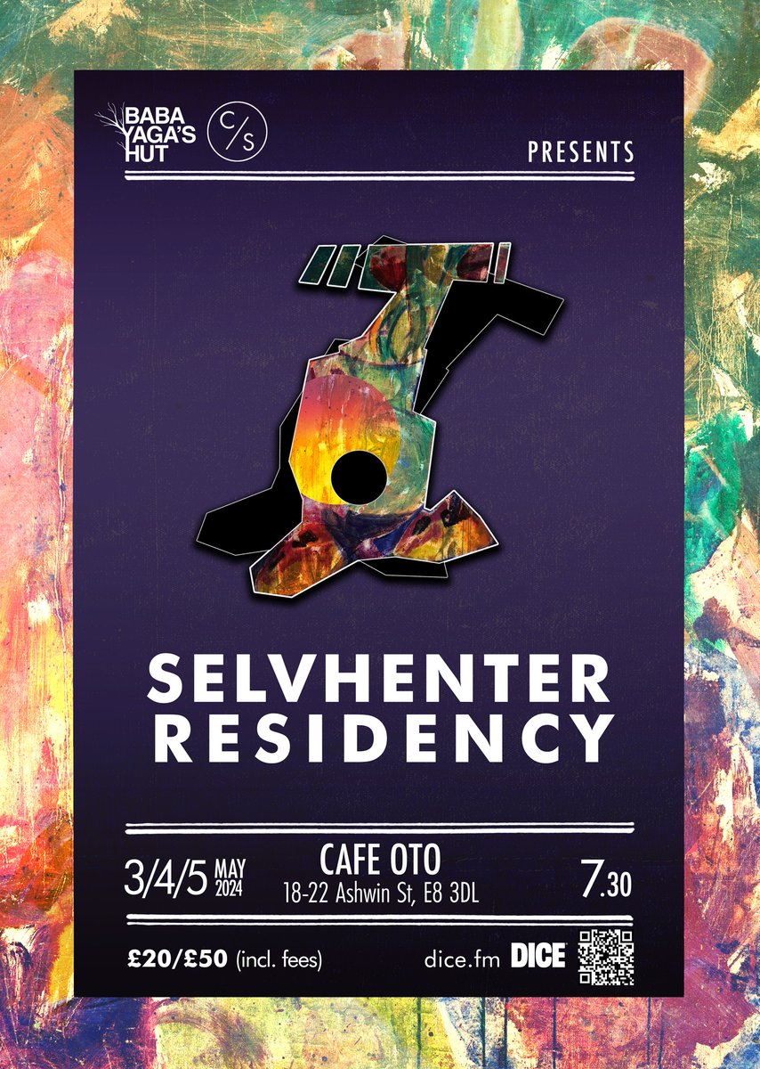 8 years in the making it's Selvhenter's return to London! They play 3 nights at @Cafeoto this weekend. Every night a different band show, a solo set from a member & a short film relating to their collective. Don't miss it: link.dice.fm/selvhenter